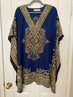 Sante Blue  V-Neck Tunic